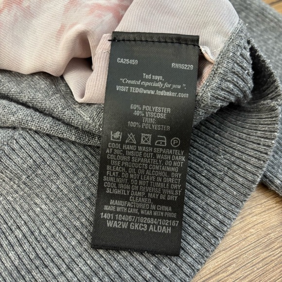 Ted Baker Multicolor Dolman Long Sleeve Sweater Colorful - Picture 5 of 7